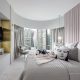 Giopato & Coombes Soffio Wall Lamp in Central Park's Master Bedroom
